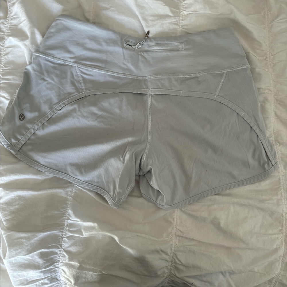 lululemon athletica Light Gray Athletic Shorts - Picture 2 of 2